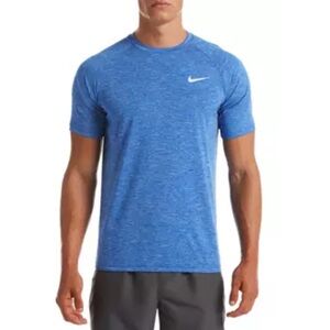 NIKE Heather Short Sleeve Hydroguard Swim T-Shirt NWT Size M‎